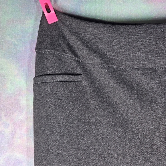 7th Avenue New York & Co Charcoal Grey Pull-On Bootcut Pants Size XL Tall - Picture 2 of 7